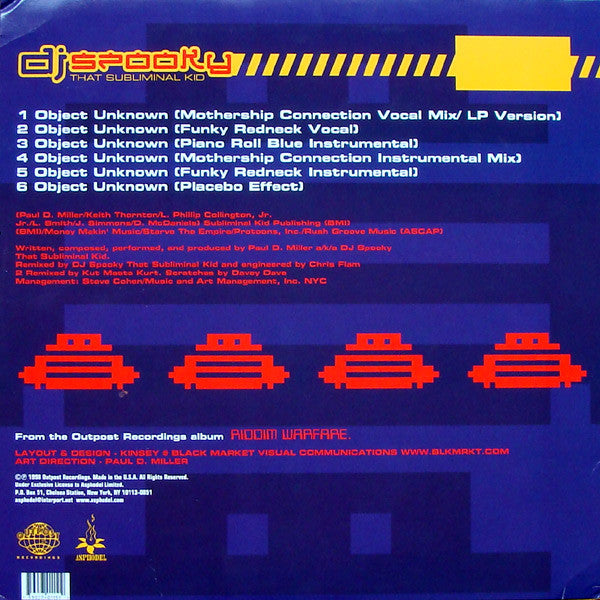 DJ Spooky : Object Unknown (12")