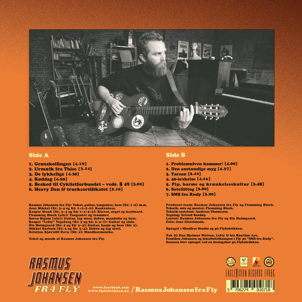 Rasmus Johansen (2) : Køddag (12", Album, Gat)