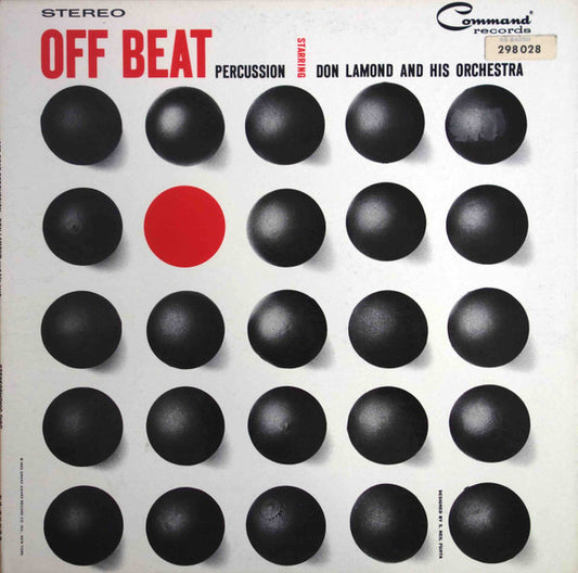 Don Lamond And His Orchestra : Off Beat Percussion (LP, Album)