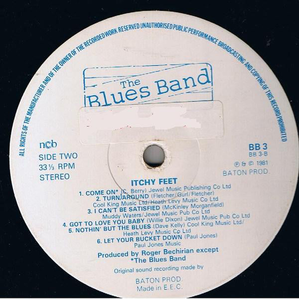 The Blues Band : Itchy Feet (LP, Album)