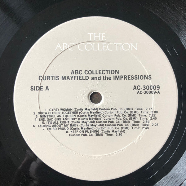 Curtis Mayfield And The Impressions : The ABC Collection (LP, Album, Comp)