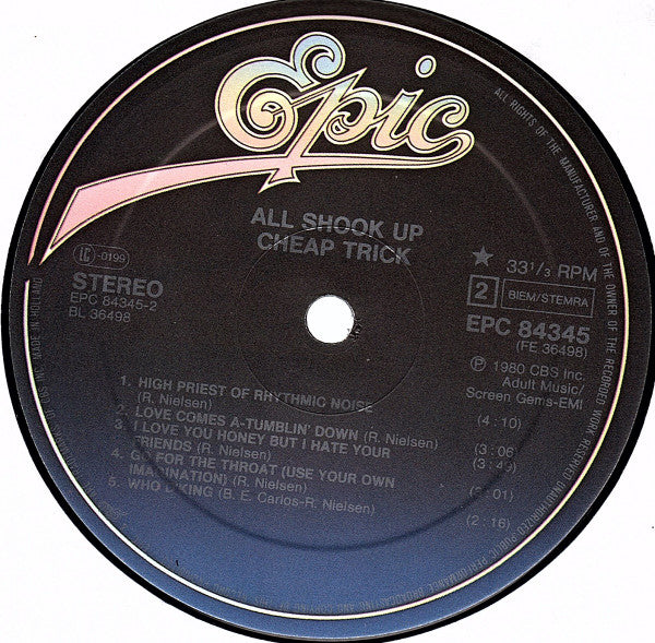 Cheap Trick : All Shook Up (LP, Album)