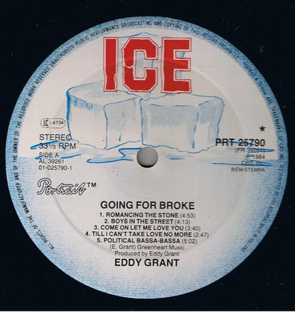 Eddy Grant : Going For Broke (LP, Album)