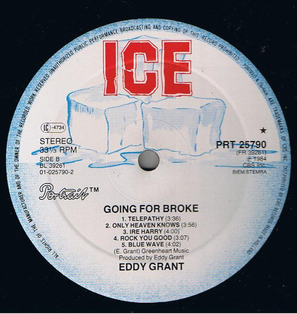Eddy Grant : Going For Broke (LP, Album)