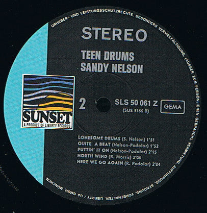 Sandy Nelson : Teen Drums (LP, Comp)