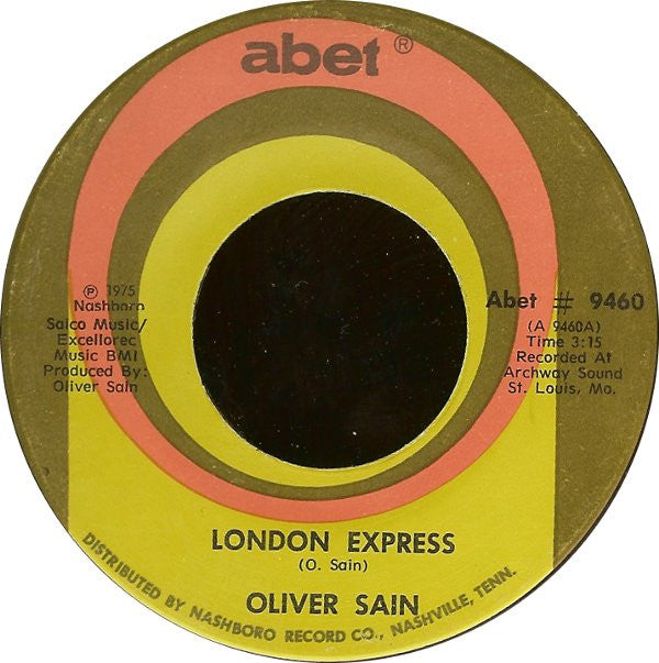 Oliver Sain : London Express (7")