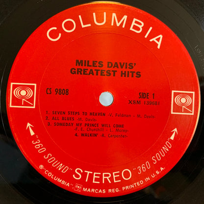 Miles Davis : Miles Davis' Greatest Hits (LP, Comp, San)