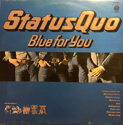 Status Quo : Blue For You (LP, Album, Gat)