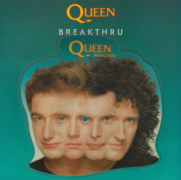 Queen : Breakthru (7", Shape, Single, Pic)