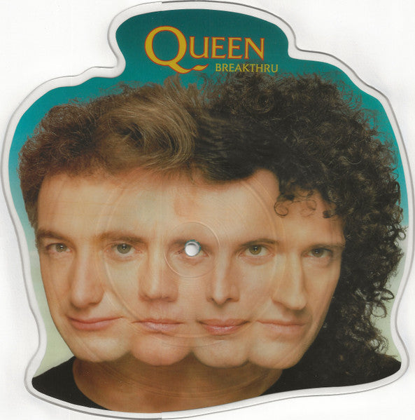 Queen : Breakthru (7", Shape, Single, Pic)