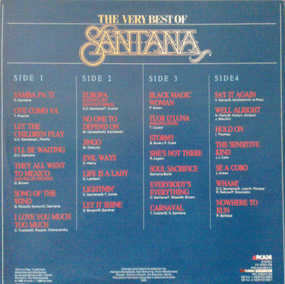 Santana : The Very Best Of (2xLP, Comp)