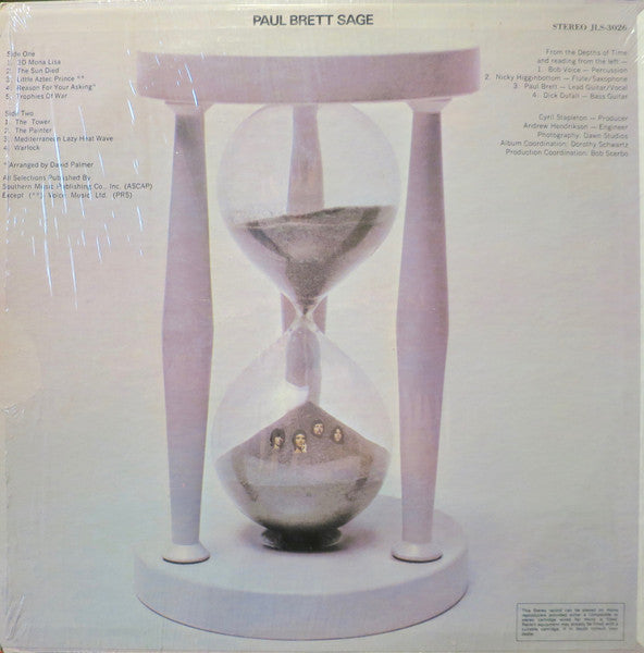 Paul Brett's Sage : Paul Brett Sage (LP, Album, Ter)