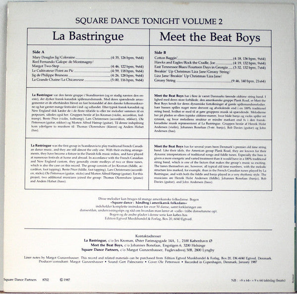 La Bastringue (2), Meet The Beat Boys : Square Dance Tonight Vol. 2 (LP, Album)