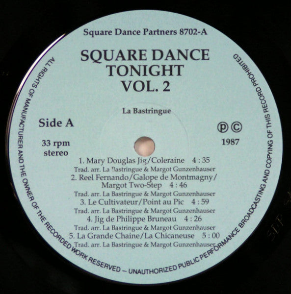 La Bastringue (2), Meet The Beat Boys : Square Dance Tonight Vol. 2 (LP, Album)