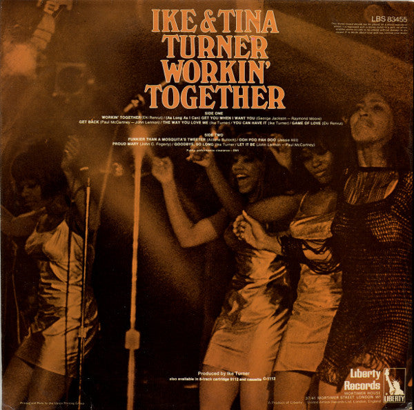 Ike & Tina Turner : Workin' Together (LP)