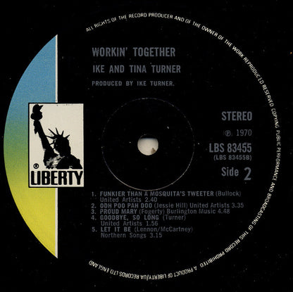 Ike & Tina Turner : Workin' Together (LP)