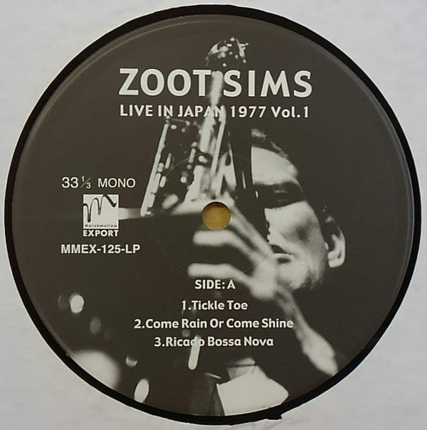 Zoot Sims : Live In Japan 1977 Vol. 1 (LP, Album, Mono, Ltd, Num, 180)