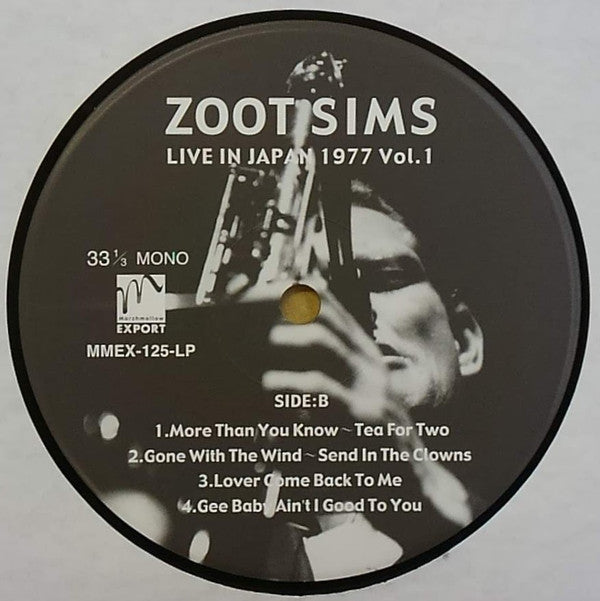 Zoot Sims : Live In Japan 1977 Vol. 1 (LP, Album, Mono, Ltd, Num, 180)