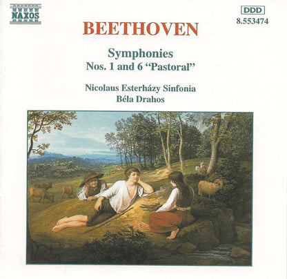 Ludwig van Beethoven / Nicolaus Esterházy Sinfonia / Bela Drahos : Symphonies Nos. 1 And 6 "Pastoral" (CD)