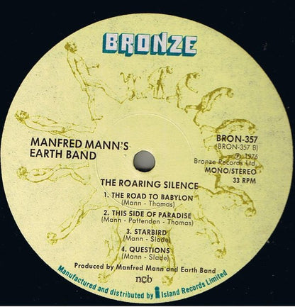 Manfred Mann's Earth Band : The Roaring Silence (LP, Album)