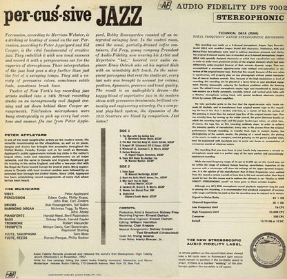 Peter Appleyard Orchestra : Percussive Jazz (LP, Album, Gat)