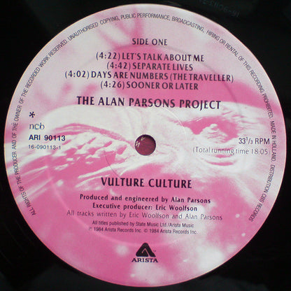 The Alan Parsons Project : Vulture Culture (LP, Album)