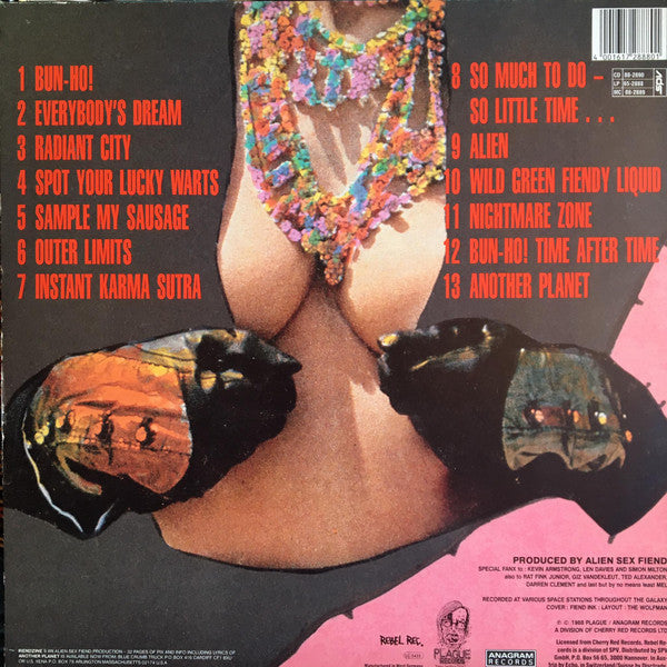 Alien Sex Fiend : Another Planet (LP, Album, Bla)