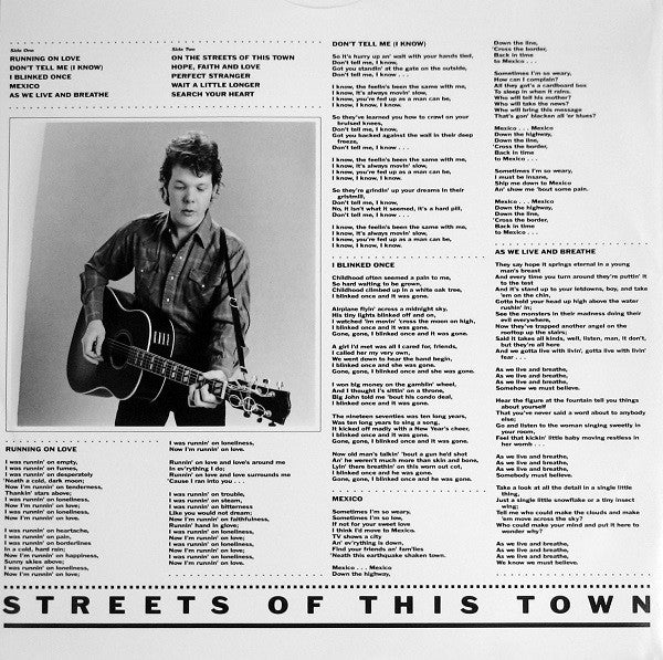 Steve Forbert : Streets Of This Town (LP, Album, SRC)