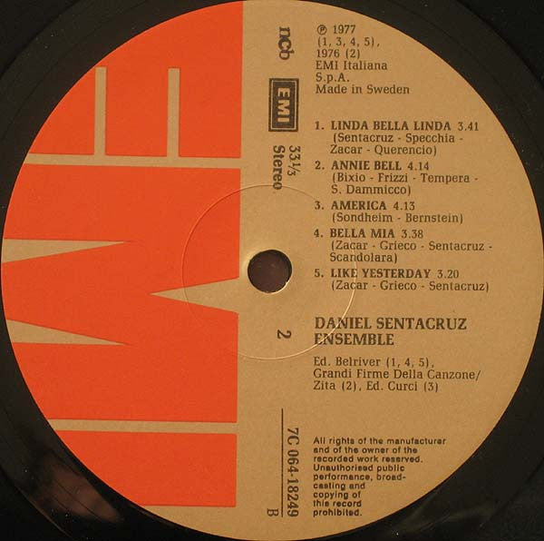 Daniel Sentacruz Ensemble : Daniel Sentacruz Ensemble (LP, Album)