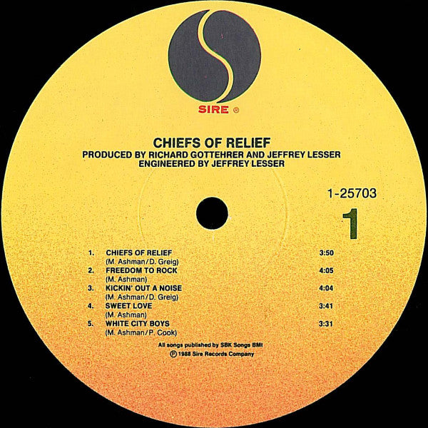 Chiefs Of Relief : Chiefs Of Relief (LP, Album)