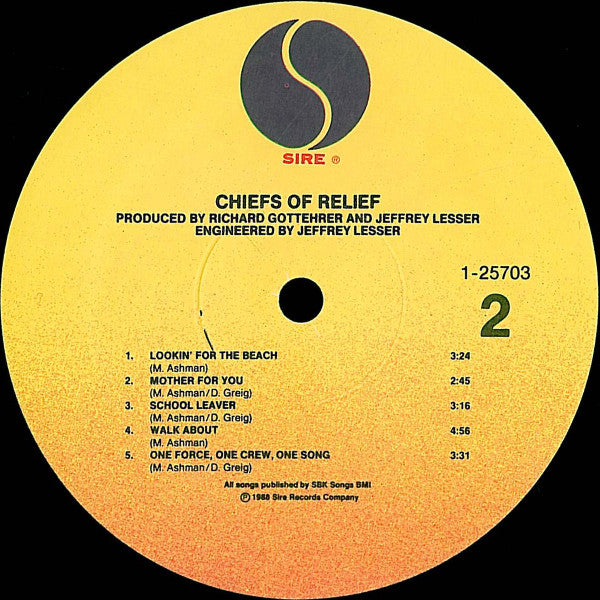 Chiefs Of Relief : Chiefs Of Relief (LP, Album)