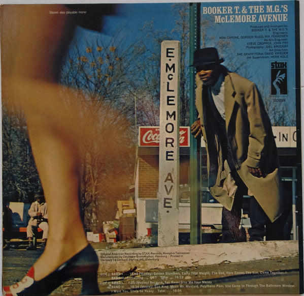 Booker T & The MG's : McLemore Avenue (LP, Album, Gat)