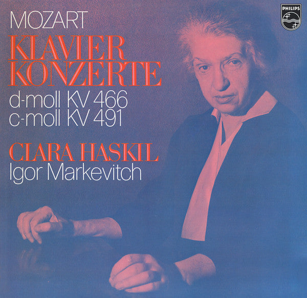 Wolfgang Amadeus Mozart, Clara Haskil, Igor Markevitch : Klavier Konzerte (D-moll KV 466, C-moll KV 491) (LP, RE, Gat)
