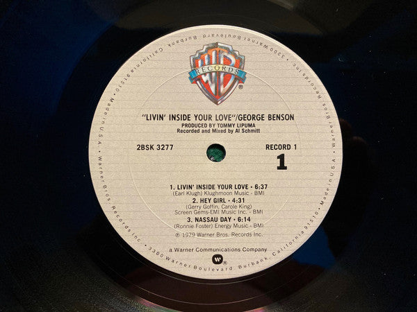 George Benson : Livin' Inside Your Love (2xLP, Album, Club, Pit)