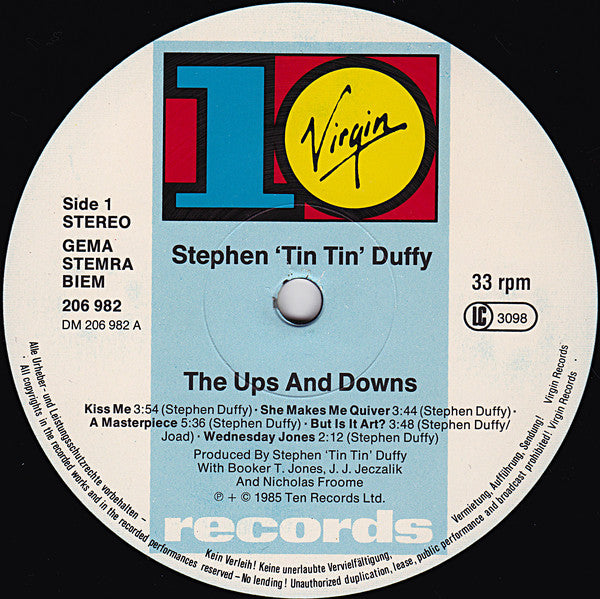 Stephen Duffy : The Ups And Downs (LP, Album)
