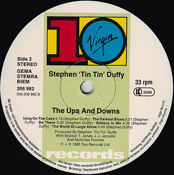 Stephen Duffy : The Ups And Downs (LP, Album)