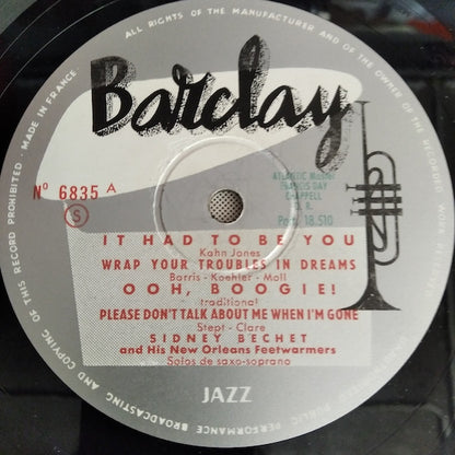 Sidney Bechet : Baby Won't You Please Come Home (10", Album, RE)