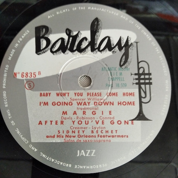 Sidney Bechet : Baby Won't You Please Come Home (10", Album, RE)