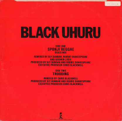 Black Uhuru : Sponji Reggae (12")