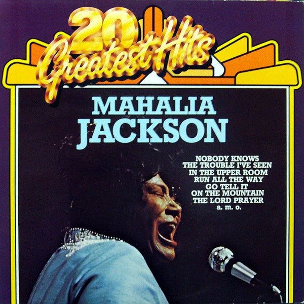 Mahalia Jackson : 20 Greatest Hits (LP, Album, Comp)