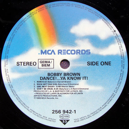 Bobby Brown : Dance!...Ya Know It! (LP, Album, Mixed)