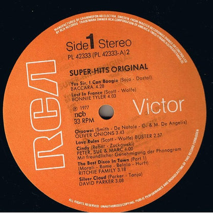 Various : Super Hits Original (LP, Comp)