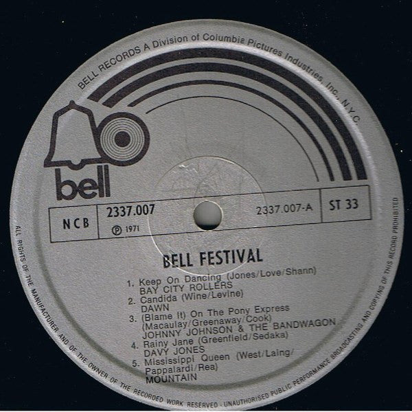 Various : Bell Festival (The Very Best Hits From Bell Records) (LP, Comp)