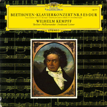 Ludwig van Beethoven – Wilhelm Kempff, Berliner Philharmoniker · Ferdinand Leitner : Klavierkonzert Nr. 5 Es-dur (LP, RP)