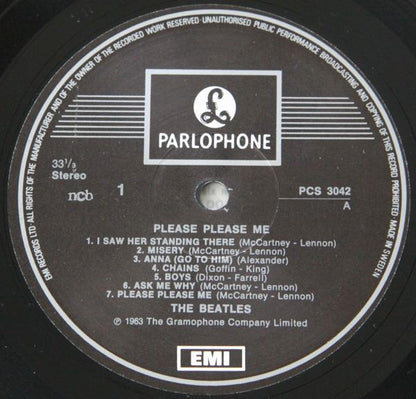 The Beatles : Please Please Me (LP, Album, RE)