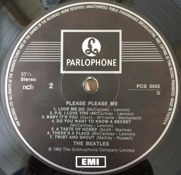 The Beatles : Please Please Me (LP, Album, RE)