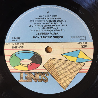 Björn J:Son Lindh : Våta Vingar (LP, Album, Gat)