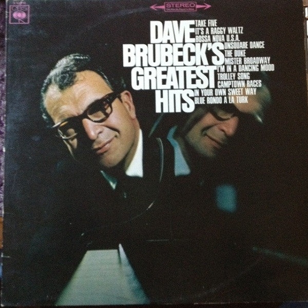 Dave Brubeck : Dave Brubeck's Greatest Hits (LP, Comp, Mono, RE)