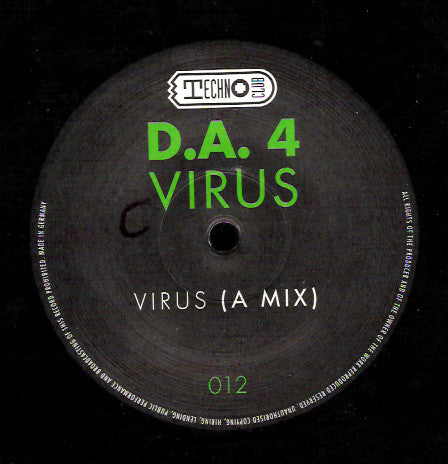 D.A.4 : Virus (12")