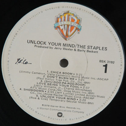 The Staples : Unlock Your Mind (LP, Album, Win)